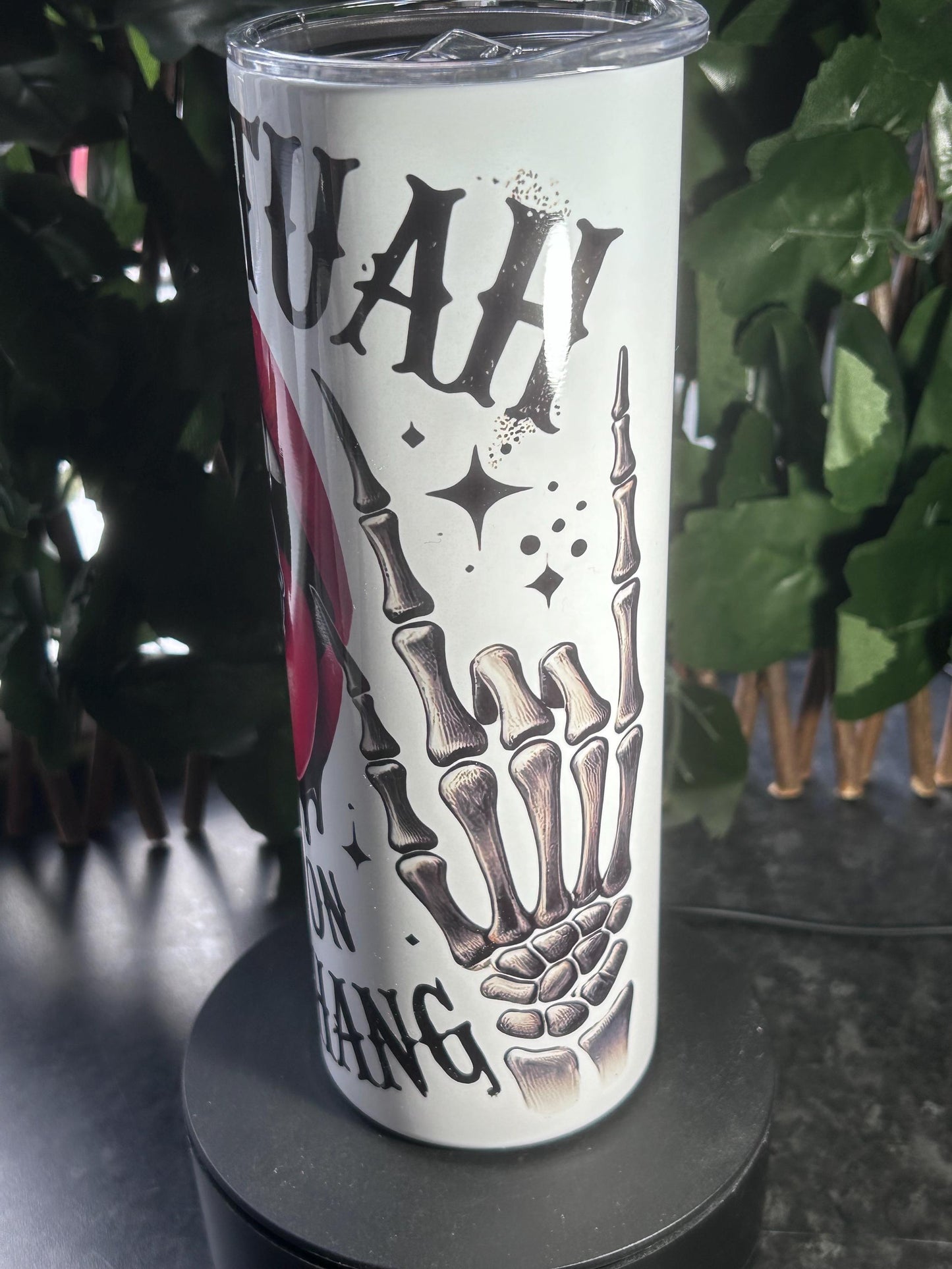 20oz Hauk Tauh tumbler and straw