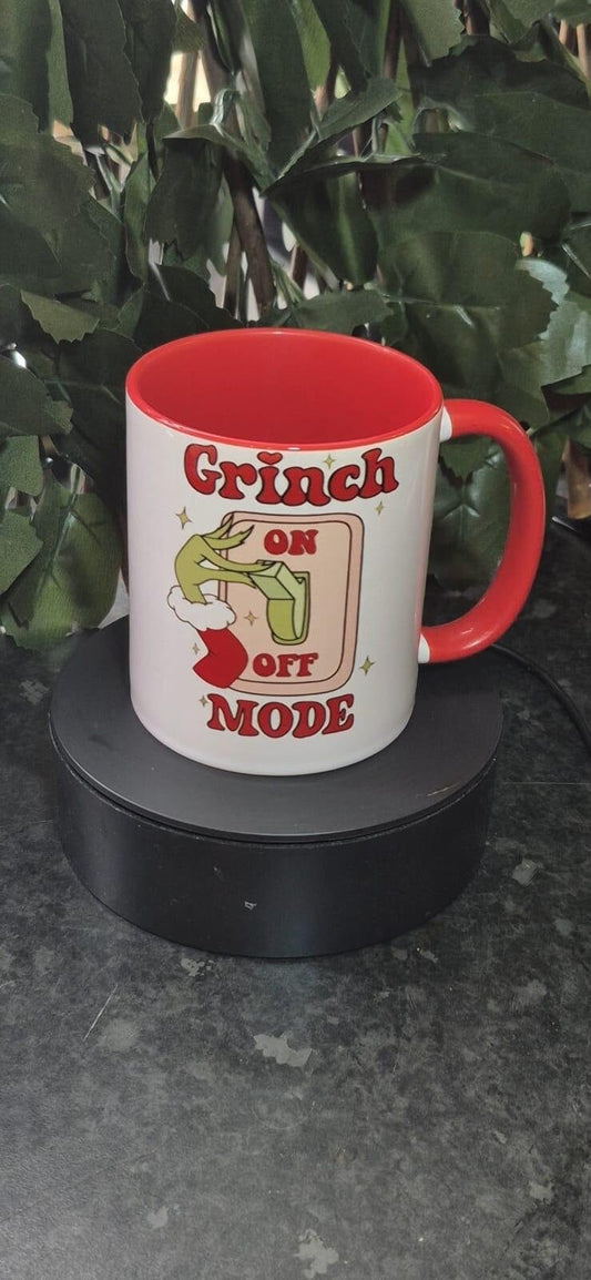 11oz Grinch Mode mug