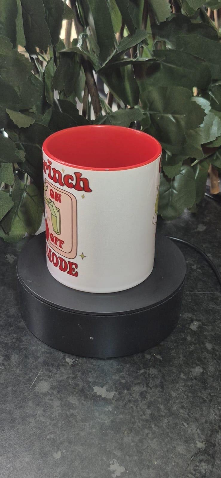 11oz Grinch Mode mug