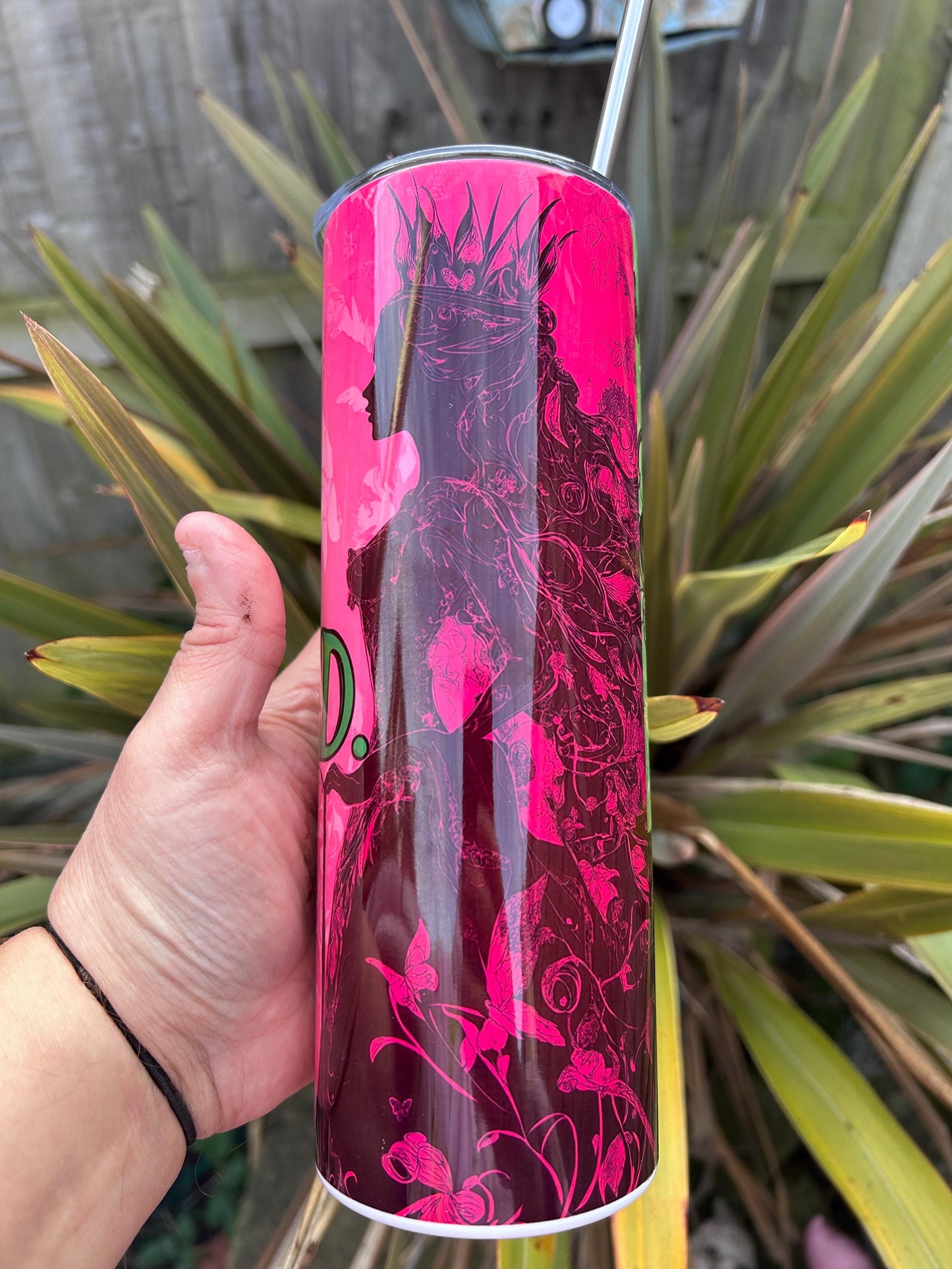 20oz Wicked Tumbler and straw