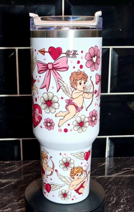40oz Cupid Valentine Tumbler