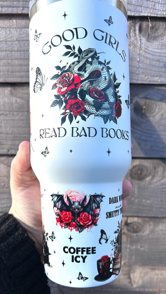 40oz Book tumbler